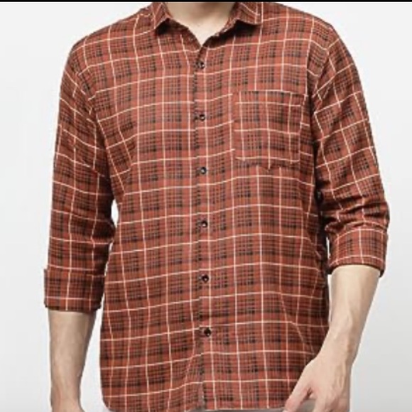 Peter Millar Rust Button Down - Picture 1 of 7